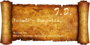 Tolmár Daniella névjegykártya